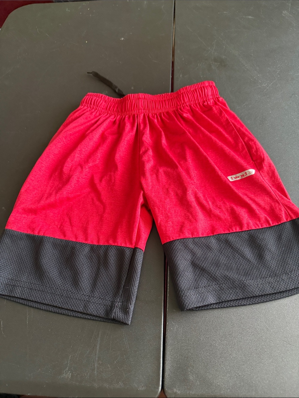 Hind Kids Red and Black Shorts